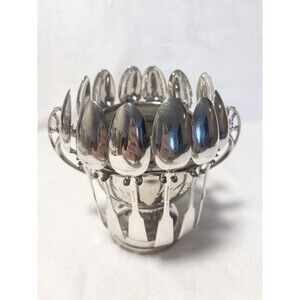 ANTIQUE Wm Rogers Quadruple Plate Spooner Sugar Bowl + 12 Spoons No Lid